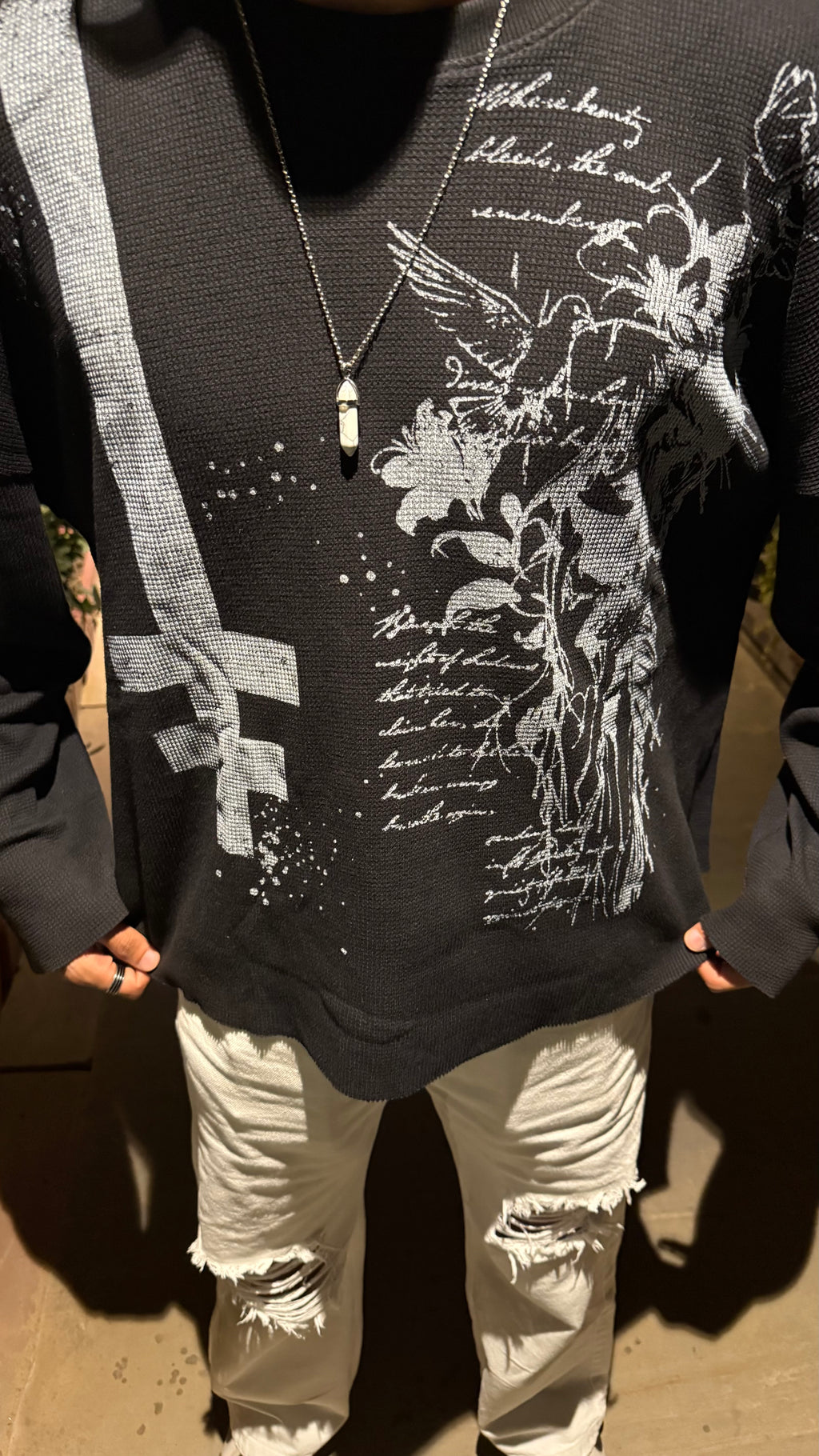 Angel of Death Waffle Tee