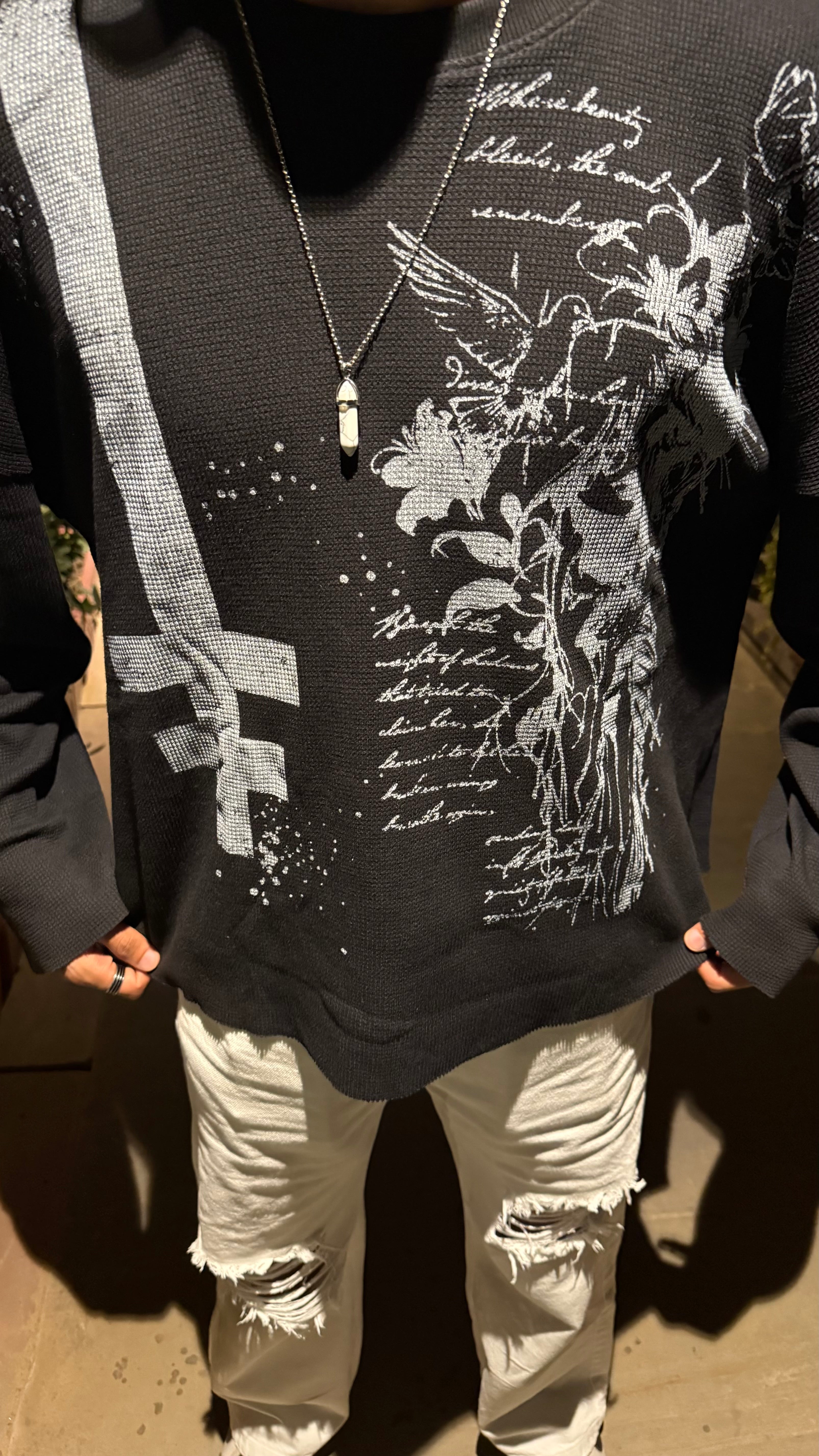 Angel of Death Waffle Tee