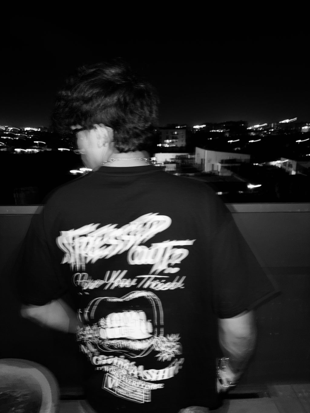Stressed out Tee Black