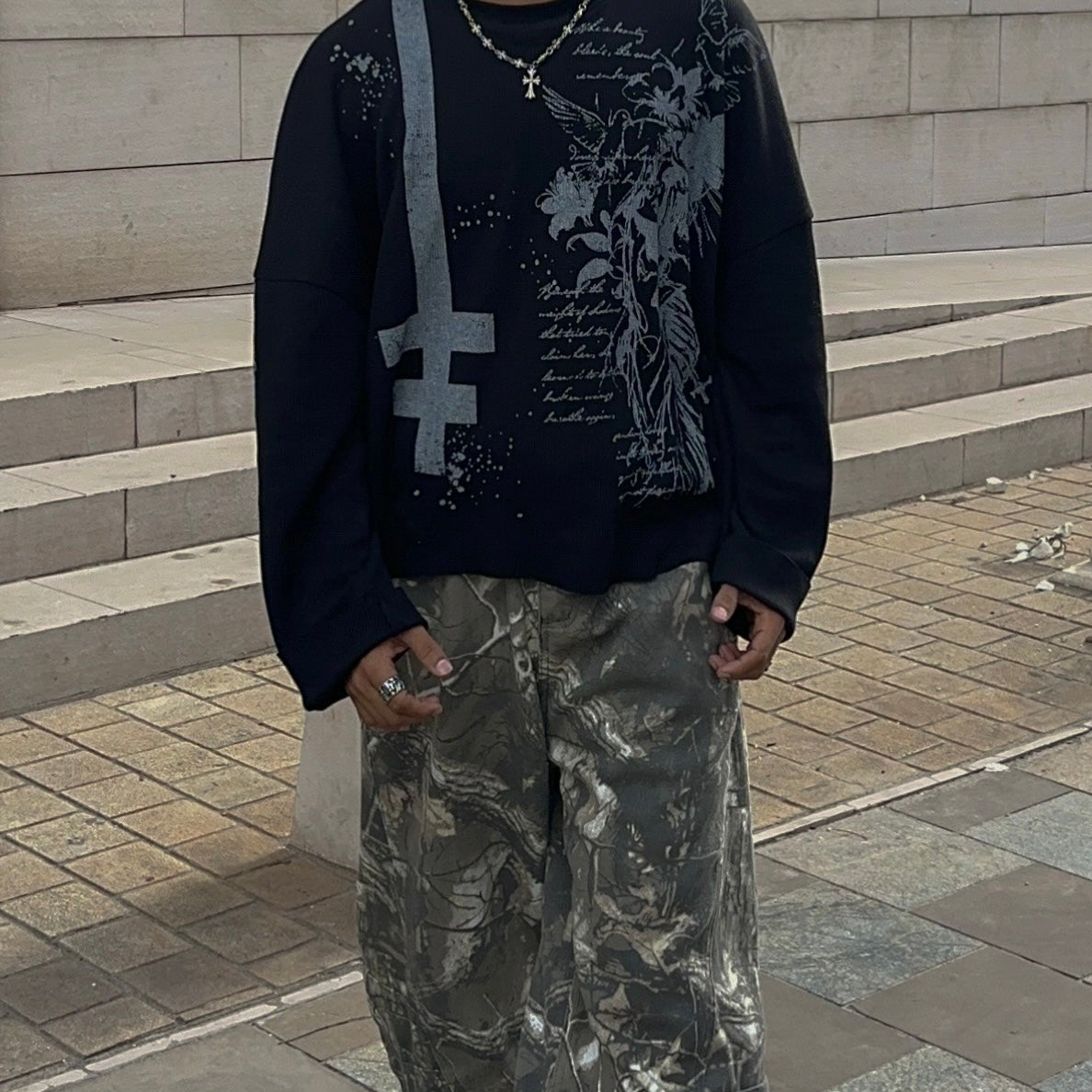 Angel of Death Waffle Tee
